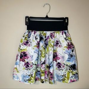 Floral Print Skirt